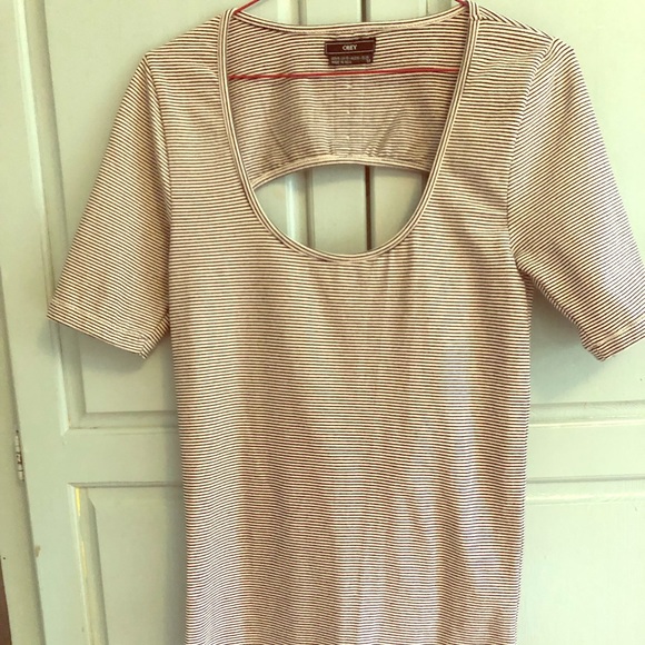 NWOT Scoop neck bodycon mini dress - Picture 1 of 5